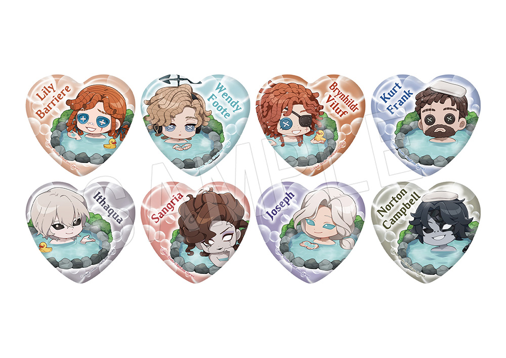 トレーディングハート缶バッジ（全8種）